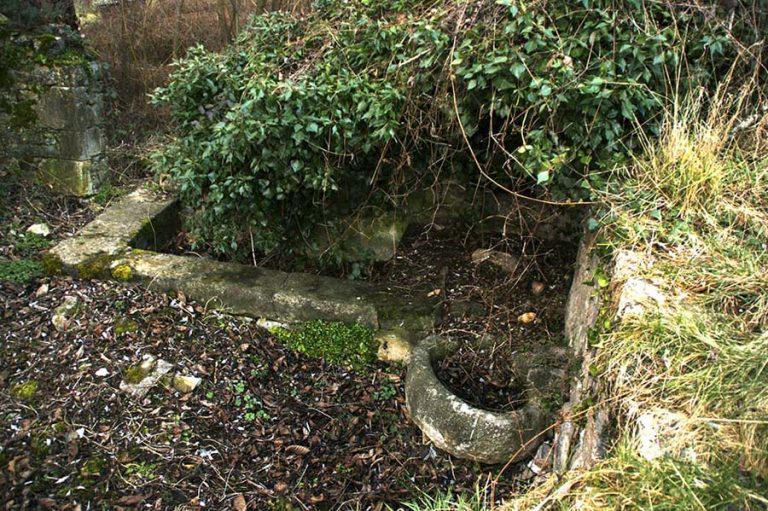 Ce qui restait de la fontaine