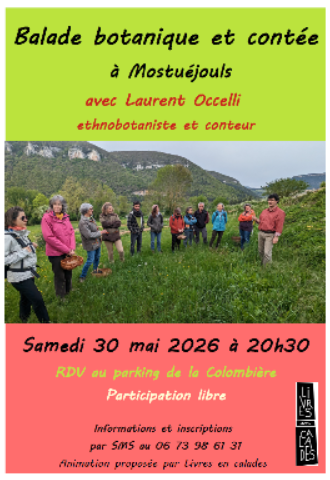 Affiche de la balade botanique contée